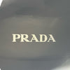 プラダ PRADA トライアングルロゴショートブーツ ブラック レザー レディース ブーツ