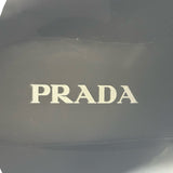 プラダ PRADA トライアングルロゴショートブーツ ブラック レザー レディース ブーツ