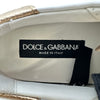 ドルチェ＆ガッバーナ Dolce & Gabbana ビジューロゴローカットスニーカー ホワイト レザー レディース スニーカー