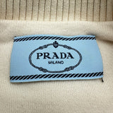 プラダ PRADA ロゴパッチスウェットシャツ 134709 ベージュ コットン メンズ スウェット