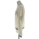 プラダ PRADA ロゴパッチスウェットシャツ 134709 ベージュ コットン メンズ スウェット