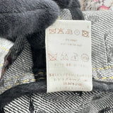 ルイ・ヴィトン LOUIS VUITTON モノグラム パッチワーク デニムパンツ WKPA25CF7 グレー コットン レディース デニムパンツ