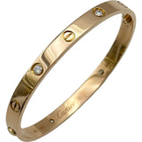カルティエ Cartier ラブブレス4Pダイヤ ピンクゴールド 750 4Pダイヤモンド ジュエリー