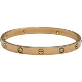 カルティエ Cartier ラブブレス4Pダイヤ ピンクゴールド 750 4Pダイヤモンド ジュエリー