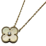 ヴァンクリーフ＆アーペル Van Cleef & Arpels ヴィンテージ アルハンブラネックレス2018ホリデー ゴールド Au750 ジュエリー