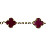 ヴァンクリーフ＆アーペル Van Cleef & Arpels ヴィンテージアルハンブラブレス5P ゴールド Au750/エナメル ジュエリー