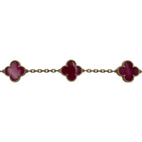 ヴァンクリーフ＆アーペル Van Cleef & Arpels ヴィンテージアルハンブラブレス5P ゴールド Au750/エナメル ジュエリー