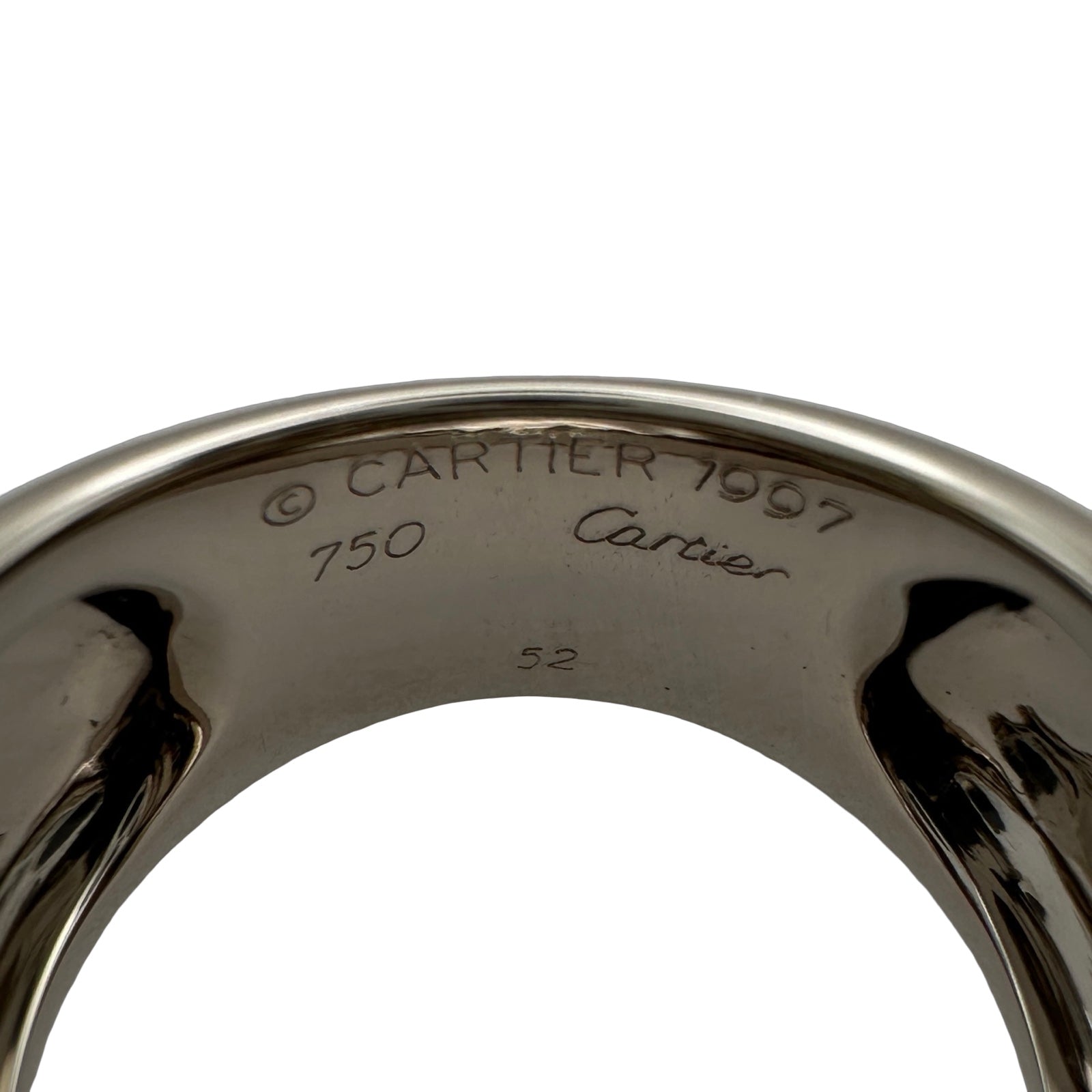 カルティエ Cartier ヌーベルバーグリング ホワイトゴールド 750