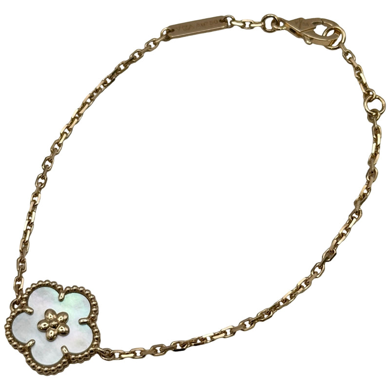 VanCleef&Arpelsラッキースプリングイヤリングプ ラムブロッサム片耳 ヴァンクリーフ＆アーペル Van Cleef & Arpels ラッキースプリング