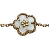 ヴァンクリーフ＆アーペル Van Cleef & Arpels ラッキースプリングプラムブロッサムブレス ピンクゴールド Au750 マザー オブ パール ジュエリー