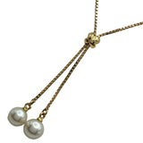 タサキ TASAKI スライドパールネックレス ゴールド K18 パール ジュエリー