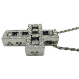 ダミアーニ DAMIANI ベルエポックネックレスS ホワイトゴールド 750 ダイヤモンド サファイア ジュエリー