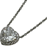 ハリーウィンストン HARRY WINSTON ハートシェイプネックレス プラチナ Pt950 ダイヤモンド ジュエリー