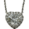 ハリーウィンストン HARRY WINSTON ハートシェイプネックレス プラチナ Pt950 ダイヤモンド ジュエリー