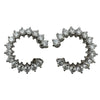 ハリーウィンストン HARRY WINSTON ラウンドフープダイヤイヤリング プラチナ Pt950 ダイヤモンド ジュエリー