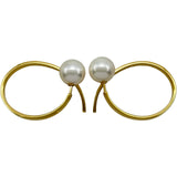 タサキ TASAKI アファインバランスピアス ゴールド 750 パール ジュエリー