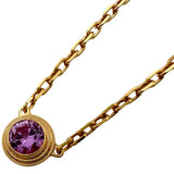 カルティエ Cartier ダムールネックレス ピンクゴールド 750 ピンクサファイア ジュエリー