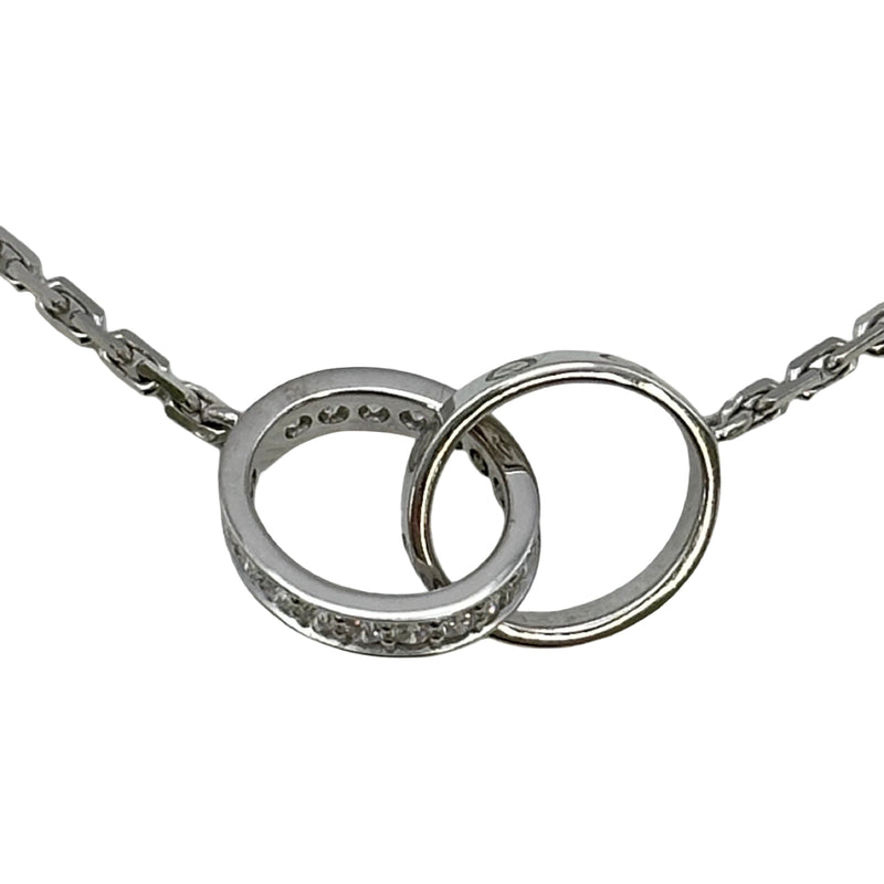 カルティエ Cartier ベビーラブネックレス ホワイトゴールド 750