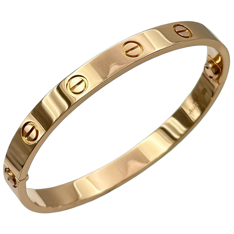 カルティエ Cartier ラブブレスレット ピンクゴールド Au750