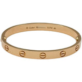 カルティエ Cartier ラブブレスレット ピンクゴールド Au750 ジュエリー