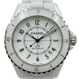 シャネル CHANEL J12 キャリバー 12.1 38MM H5700 ホワイト セラミック 自動巻き メンズ 腕時計
