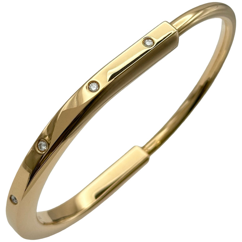 ティファニー TIFFANY＆CO ロックダイヤバングル ピンクゴールド Au750