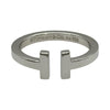 ティファニー TIFFANY＆CO Tスクエアリング ホワイトゴールド Au750 ジュエリー