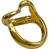 ティファニー TIFFANY＆CO オープンハートリング ゴールド 750 ジュエリー