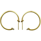 ティファニー TIFFANY＆CO Tワイヤーフープピアス ゴールド Au750 ジュエリー