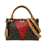 ルイ・ヴィトン LOUIS VUITTON VトートBB M43966 ブラウン モノグラムキャンバス レディース ショルダーバッグ