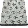 シャネル CHANEL ココマーク総柄ノーカラーデニムジャケット P72591 グレー デニム レディース デニムジャケット