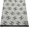 シャネル CHANEL ココマーク総柄ノーカラーデニムジャケット P72591 グレー デニム レディース デニムジャケット