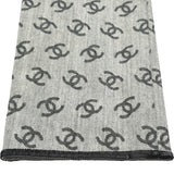 シャネル CHANEL ココマーク総柄ノーカラーデニムジャケット P72591 グレー デニム レディース デニムジャケット