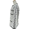 シャネル CHANEL ココマーク総柄ノーカラーデニムジャケット P72591 グレー デニム レディース デニムジャケット