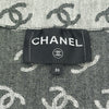 シャネル CHANEL ココマーク総柄ノーカラーデニムジャケット P72591 グレー デニム レディース デニムジャケット