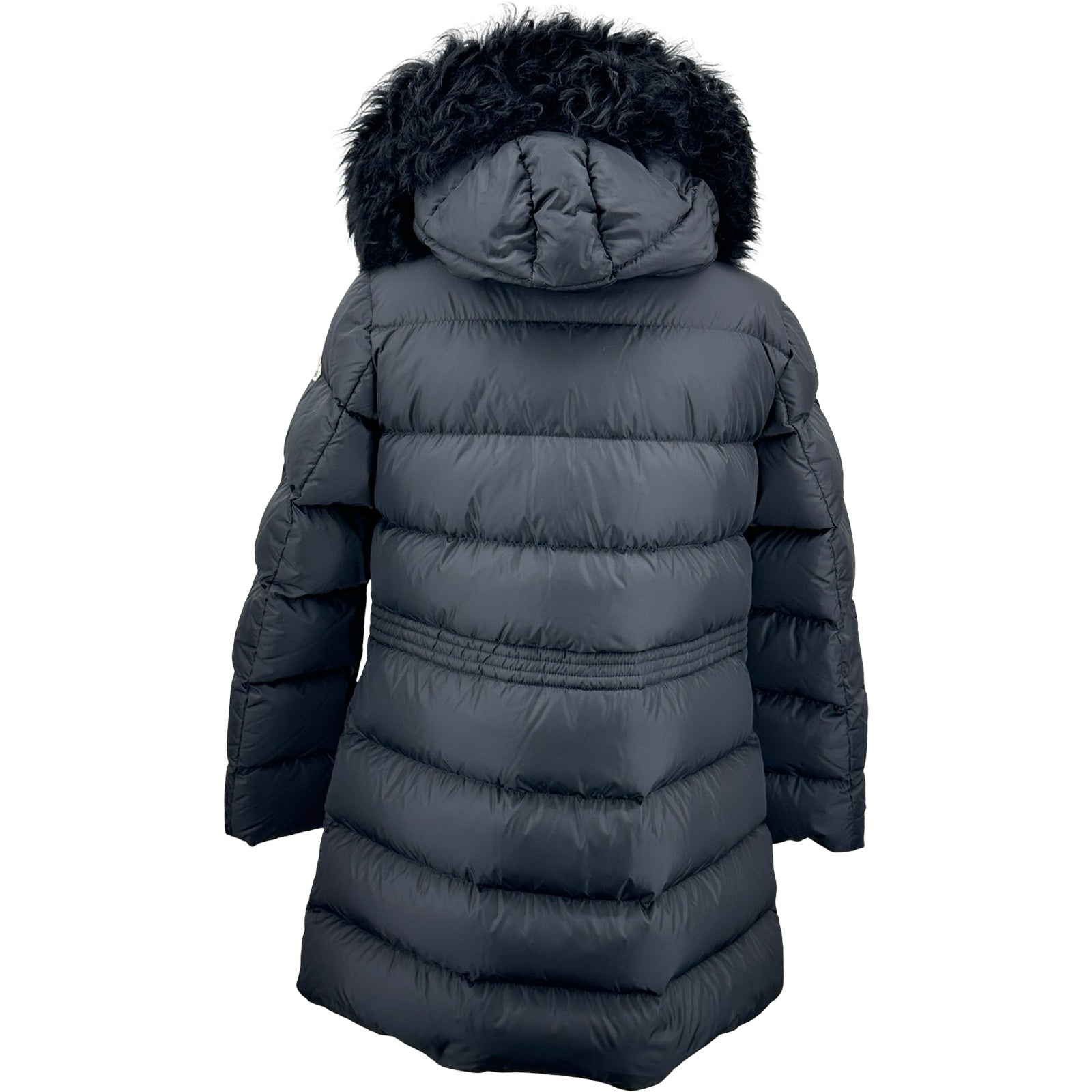 モンクレール MONCLER APHROTI ファー付ダウンコート ブラック