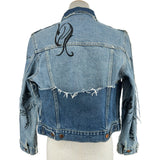 ヴェトモン VETEMENTS ✕ Levi’ｓ ダメージデニムジャケット WAH19JA109 ブルー デニム メンズ デニムジャケット