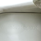 アレキサンダーマックイーン Alexander McQUEEN オーバーサイズグリッターローカットスニーカー 558944 ホワイト レザー レディース スニーカー