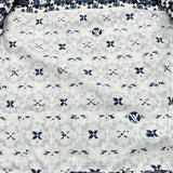 ルイ・ヴィトン LOUIS VUITTON モノグラムフラワーモザイク デニムジャケット FRJA27 ネイビー デニム レディース デニムジャケット
