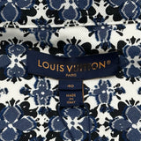 ルイ・ヴィトン LOUIS VUITTON モノグラムフラワーモザイク デニムジャケット FRJA27 ネイビー デニム レディース デニムジャケット