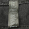 バレンシアガ BALENCIAGA ロゴ総柄デニムジャケット 662853 ブラック デニム メンズ デニムジャケット