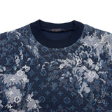 ルイ・ヴィトン LOUIS VUITTON タペストリーモノグラムスウェットシャツ HKY09WZME ネイビー コットン メンズ スウェット