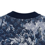 ルイ・ヴィトン LOUIS VUITTON タペストリーモノグラムスウェットシャツ HKY09WZME ネイビー コットン メンズ スウェット