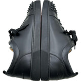 クリスチャン・ルブタン Christian louboutin ルイスジュニアスパイクローカットスニーカー ブラック レザー メンズ スニーカー