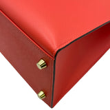エルメス HERMES ケリー28 外縫い X刻印 ローズジャイプール ゴールド金具 エプソン レディース ハンドバッグ