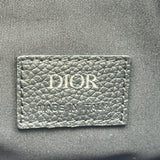 クリスチャン・ディオール Christian Dior サドルボディバッグ ブラック シルバー金具 ブラック メンズ ボディバッグ