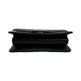 シャネル CHANEL マトラッセビューティーロックチェーンショルダー A93222 22番台 ブラック ゴールド金具 カーフレザー レディース ショルダーバッグ
