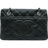 シャネル CHANEL マトラッセチェーントートバッグ A67294 19番台 ブラック シルバー金具 キャビアスキン レディース トートバッグ