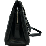 シャネル CHANEL マトラッセチェーントートバッグ A67294 19番台 ブラック シルバー金具 キャビアスキン レディース トートバッグ