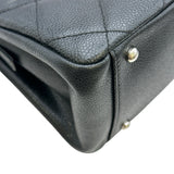 シャネル CHANEL マトラッセチェーントートバッグ A67294 19番台 ブラック シルバー金具 キャビアスキン レディース トートバッグ